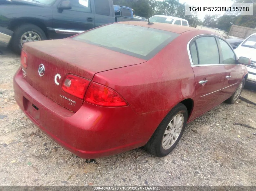 1G4HP57238U155788 2008 Buick Lucerne Cx