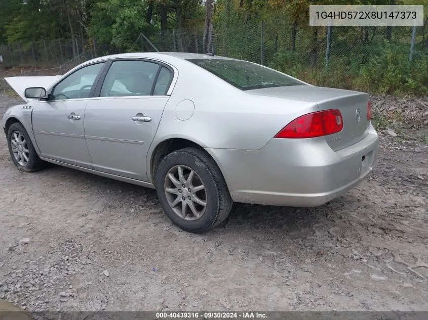 2008 Buick Lucerne Cxl VIN: 1G4HD572X8U147373 Lot: 40439316