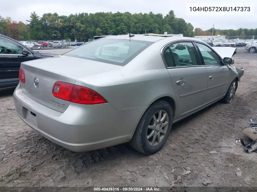 2008 Buick Lucerne Cxl VIN: 1G4HD572X8U147373 Lot: 40439316