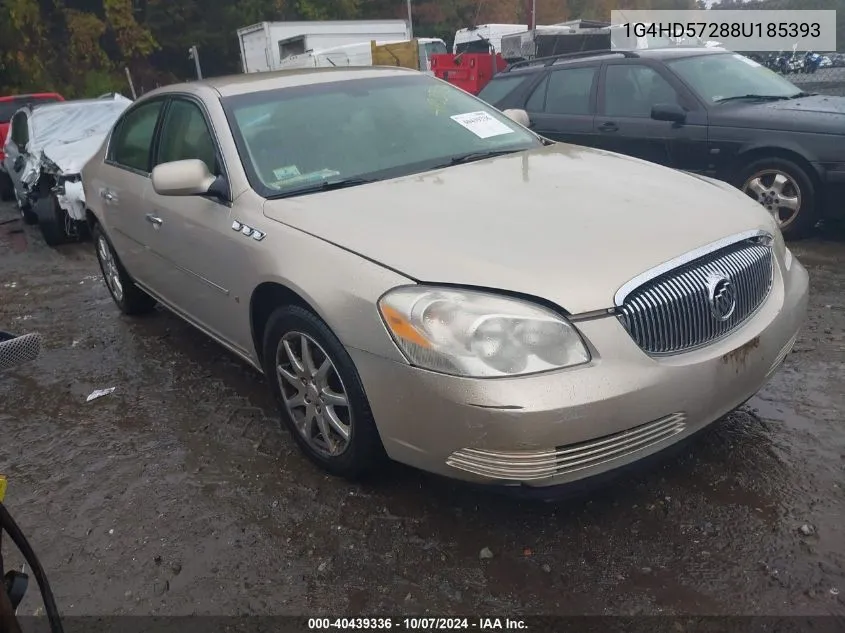 2008 Buick Lucerne Cxl VIN: 1G4HD57288U185393 Lot: 40439336