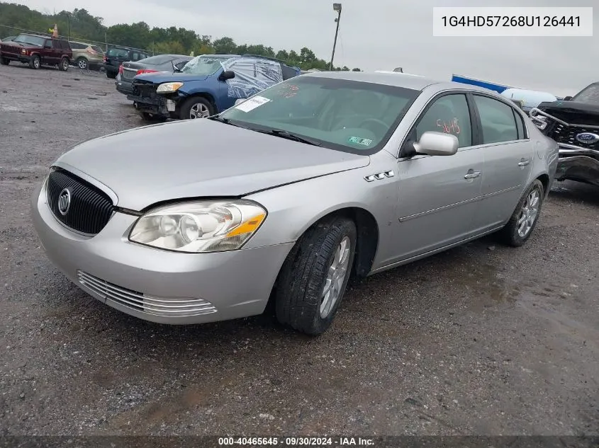 2008 Buick Lucerne Cxl VIN: 1G4HD57268U126441 Lot: 40465645