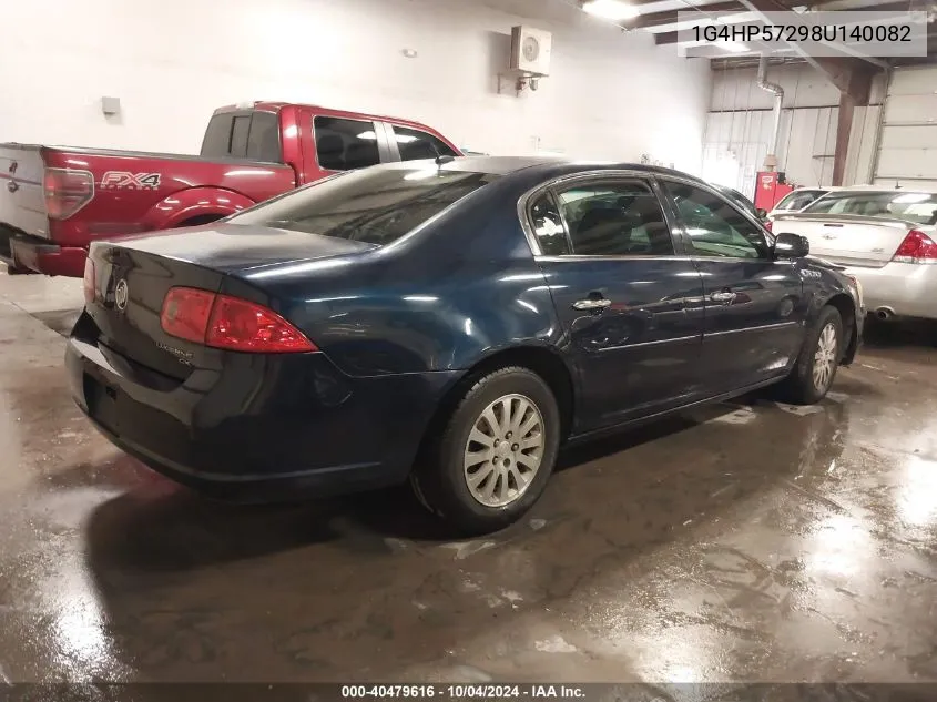 2008 Buick Lucerne Cx VIN: 1G4HP57298U140082 Lot: 40479616