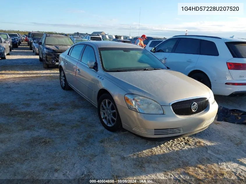 2008 Buick Lucerne Cxl VIN: 1G4HD57228U207520 Lot: 40504850