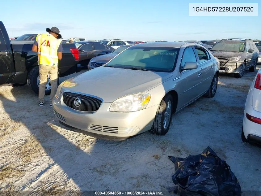 2008 Buick Lucerne Cxl VIN: 1G4HD57228U207520 Lot: 40504850