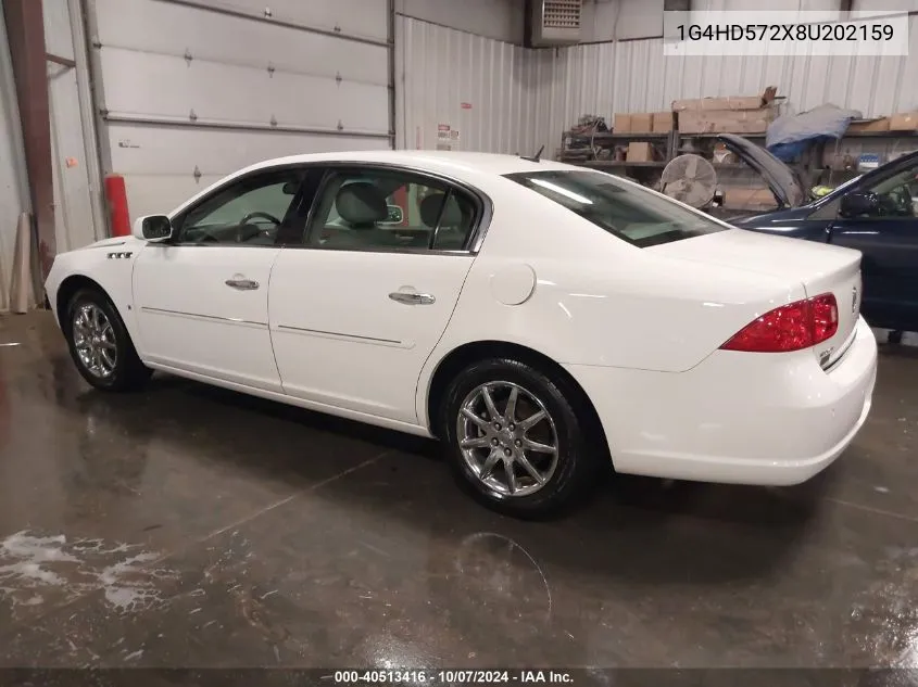 2008 Buick Lucerne Cxl VIN: 1G4HD572X8U202159 Lot: 40513416