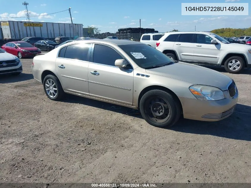 2008 Buick Lucerne Cxl VIN: 1G4HD57228U145049 Lot: 40558123