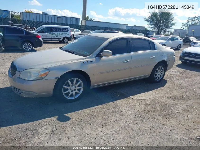 2008 Buick Lucerne Cxl VIN: 1G4HD57228U145049 Lot: 40558123