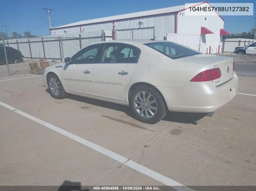 2008 Buick Lucerne Cxs VIN: 1G4HE57Y88U127382 Lot: 40564856