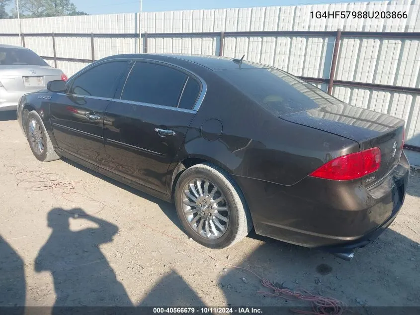 2008 Buick Lucerne Super VIN: 1G4HF57988U203866 Lot: 40566679