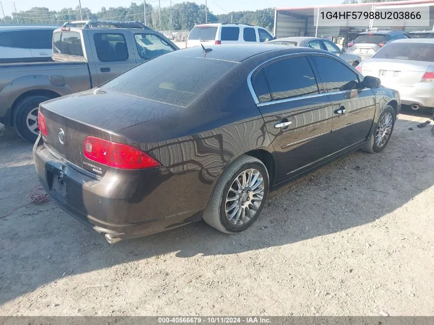 2008 Buick Lucerne Super VIN: 1G4HF57988U203866 Lot: 40566679