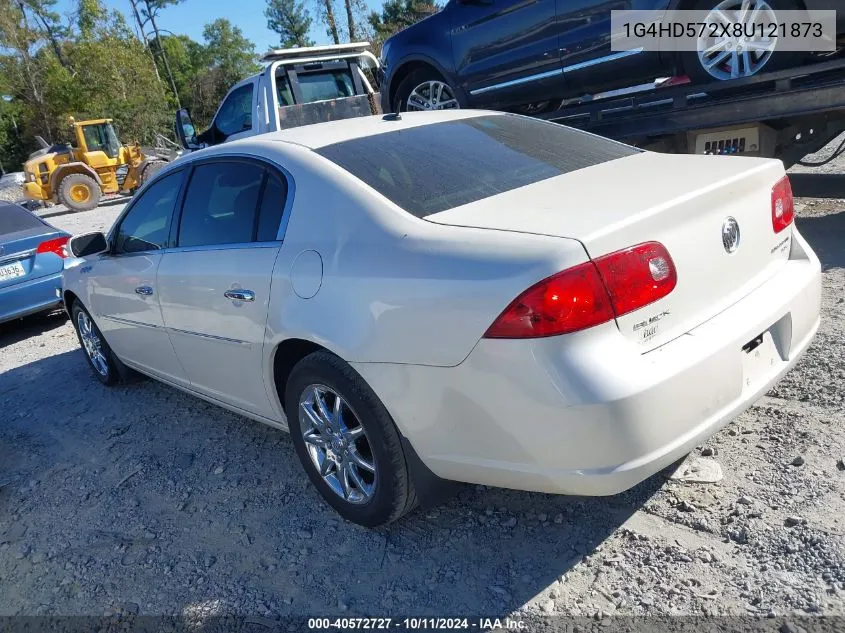 2008 Buick Lucerne Cxl VIN: 1G4HD572X8U121873 Lot: 40572727