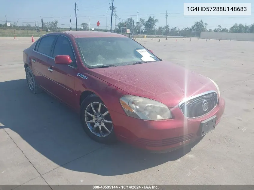 2008 Buick Lucerne Cxl VIN: 1G4HD57288U148683 Lot: 40595144