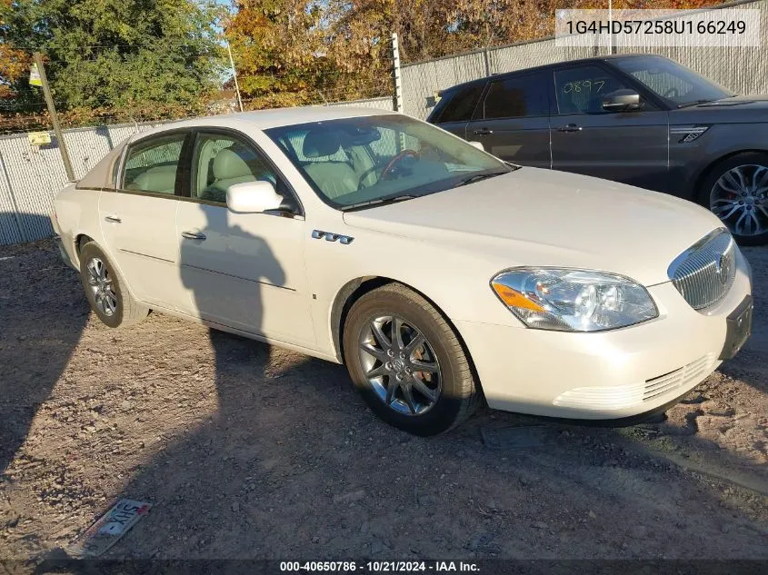 2008 Buick Lucerne Cxl VIN: 1G4HD57258U166249 Lot: 40650786