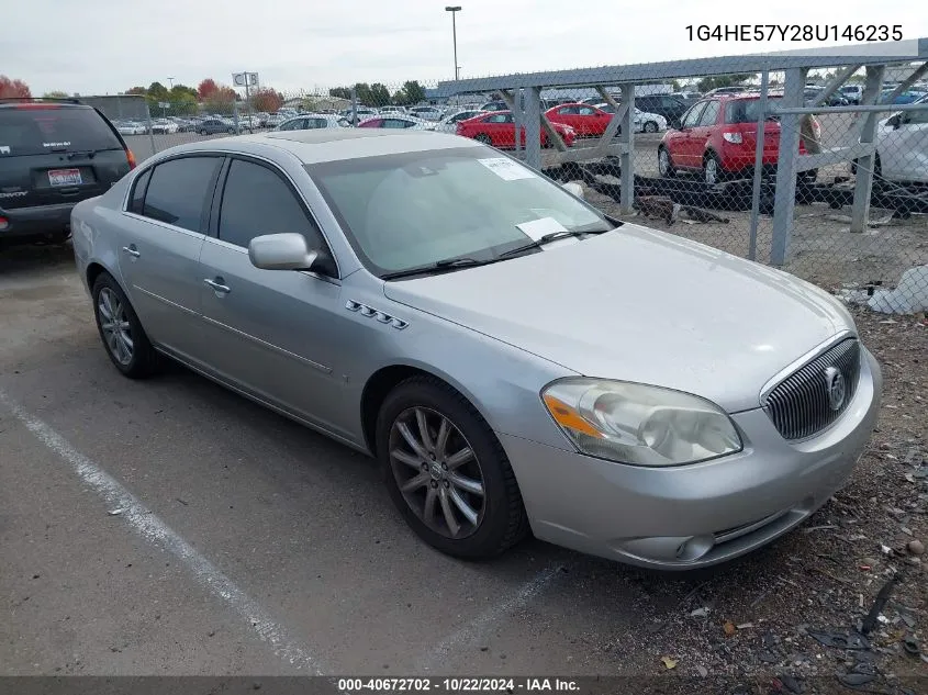 2008 Buick Lucerne Cxs VIN: 1G4HE57Y28U146235 Lot: 40672702