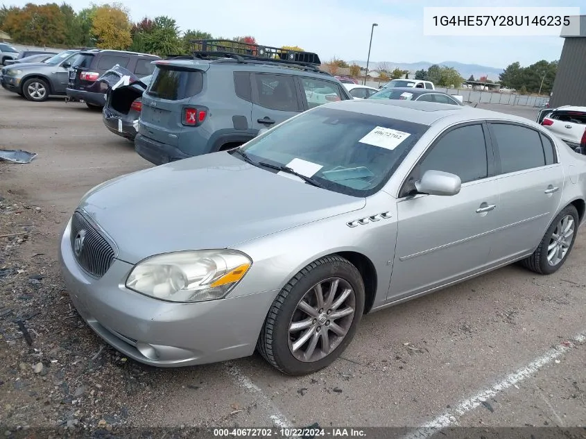 2008 Buick Lucerne Cxs VIN: 1G4HE57Y28U146235 Lot: 40672702