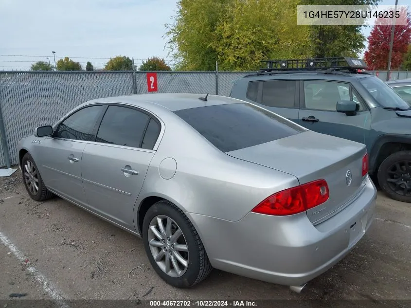 2008 Buick Lucerne Cxs VIN: 1G4HE57Y28U146235 Lot: 40672702