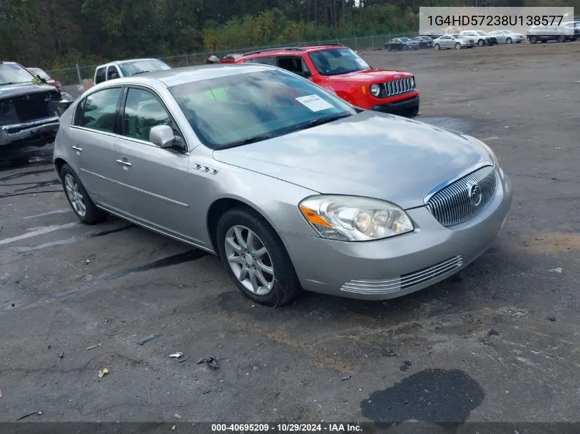 2008 Buick Lucerne Cxl VIN: 1G4HD57238U138577 Lot: 40695209