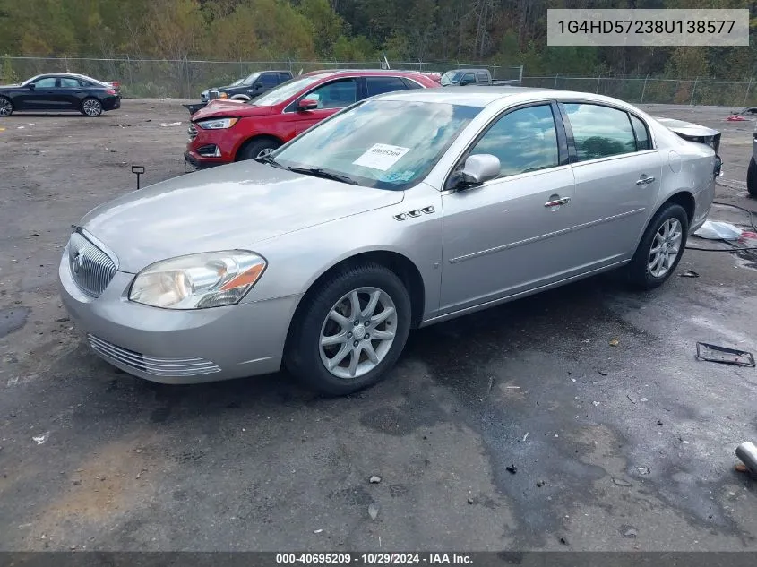 2008 Buick Lucerne Cxl VIN: 1G4HD57238U138577 Lot: 40695209