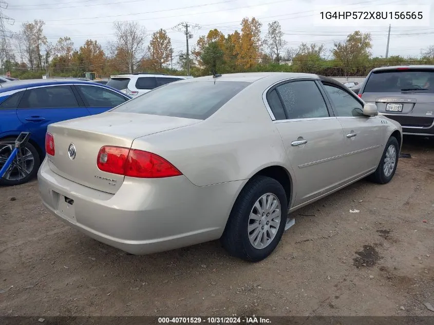 2008 Buick Lucerne Cx VIN: 1G4HP572X8U156565 Lot: 40701529