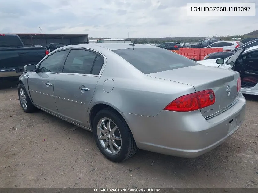 2008 Buick Lucerne Cxl VIN: 1G4HD57268U183397 Lot: 40732661