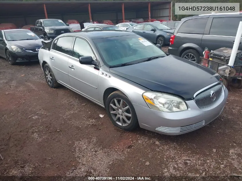 2008 Buick Lucerne Cxl VIN: 1G4HD57238U161048 Lot: 40739196