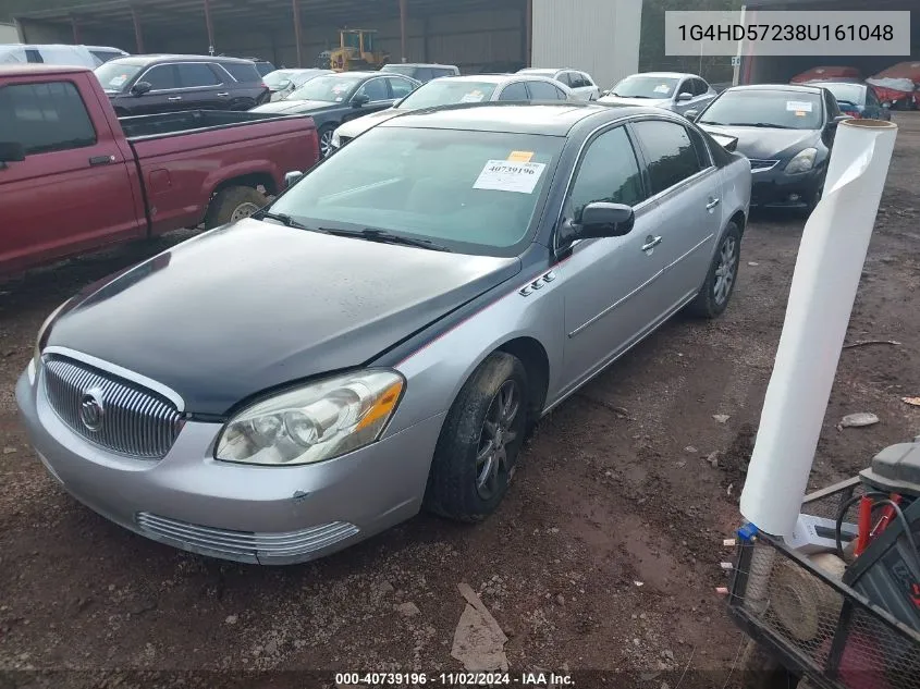 2008 Buick Lucerne Cxl VIN: 1G4HD57238U161048 Lot: 40739196