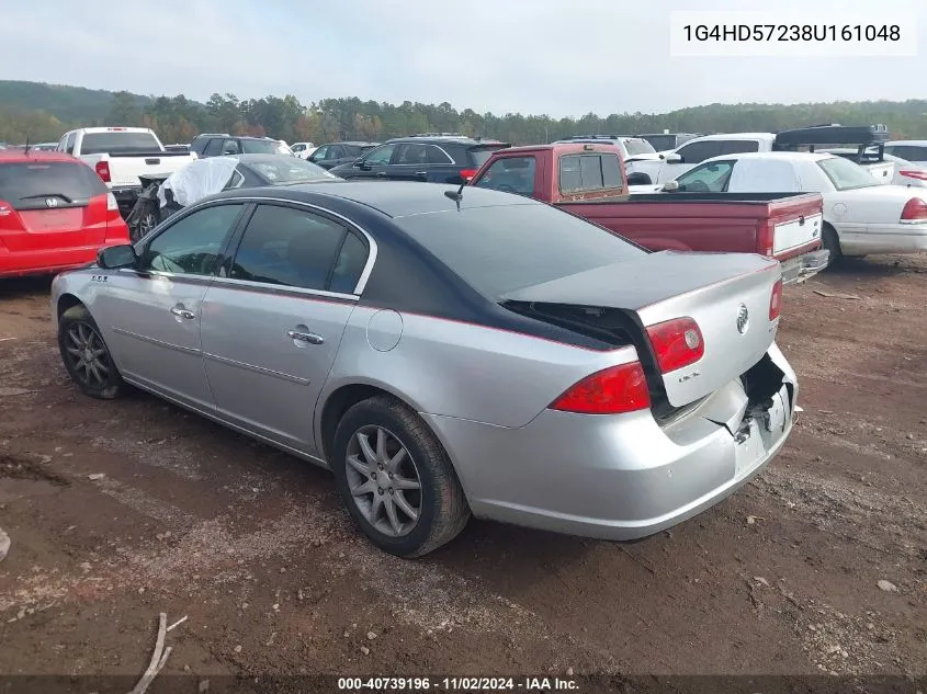 2008 Buick Lucerne Cxl VIN: 1G4HD57238U161048 Lot: 40739196