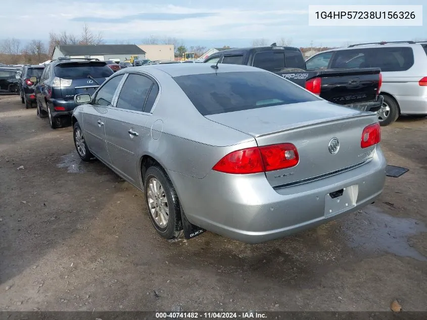 1G4HP57238U156326 2008 Buick Lucerne Cx