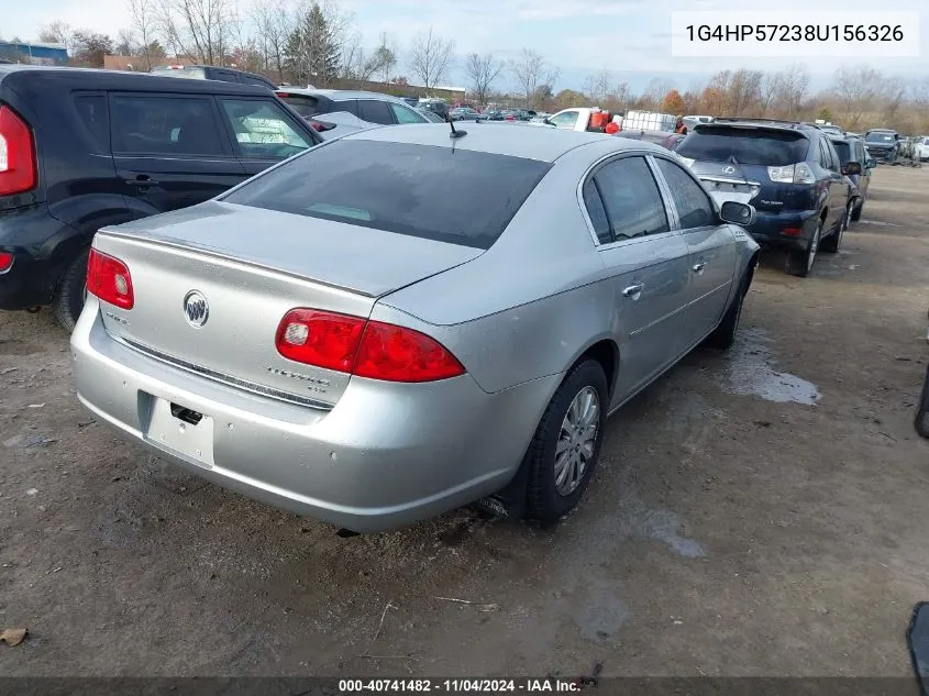 1G4HP57238U156326 2008 Buick Lucerne Cx