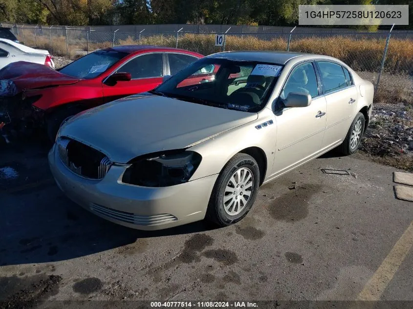 2008 Buick Lucerne Cx VIN: 1G4HP57258U120623 Lot: 40777514