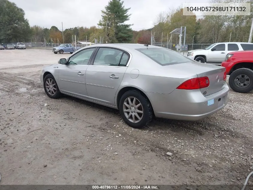 2008 Buick Lucerne Cxl VIN: 1G4HD57298U171132 Lot: 40796112