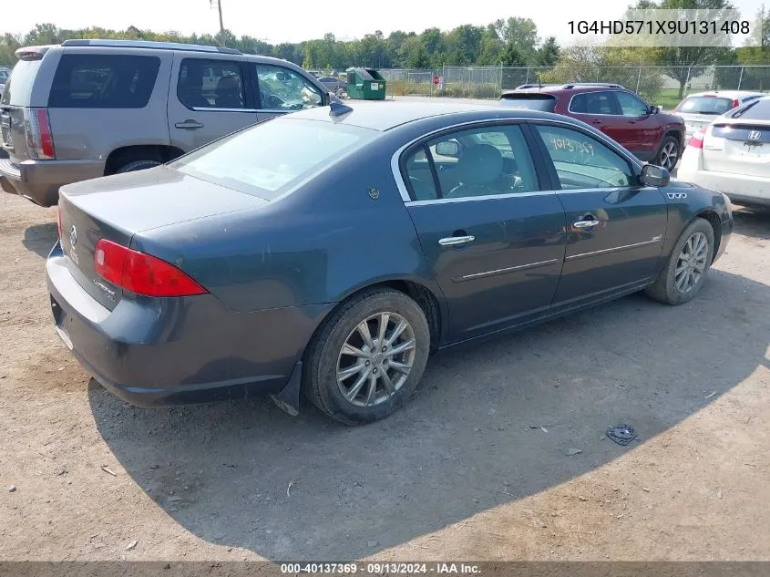 2009 Buick Lucerne Cxl-4 VIN: 1G4HD571X9U131408 Lot: 40137369