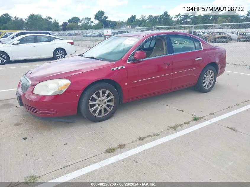 2009 Buick Lucerne Cx VIN: 1G4HP57M99U108722 Lot: 40220259