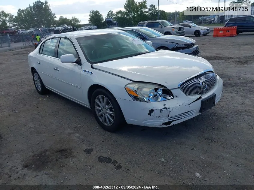 2009 Buick Lucerne Cxl VIN: 1G4HD57M89U148735 Lot: 40262312