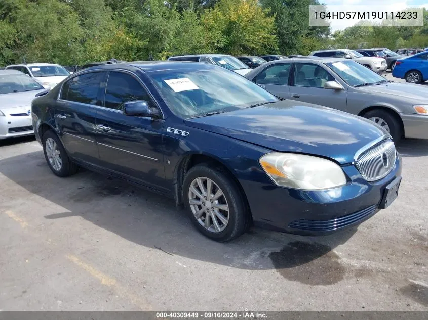 2009 Buick Lucerne Cxl VIN: 1G4HD57M19U114233 Lot: 40309449