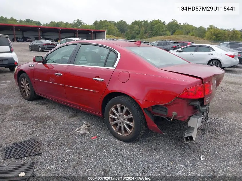 1G4HD57M29U115441 2009 Buick Lucerne Cxl