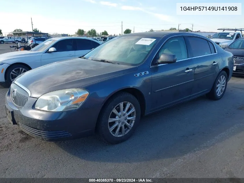 2009 Buick Lucerne Cx VIN: 1G4HP57149U141908 Lot: 40385370