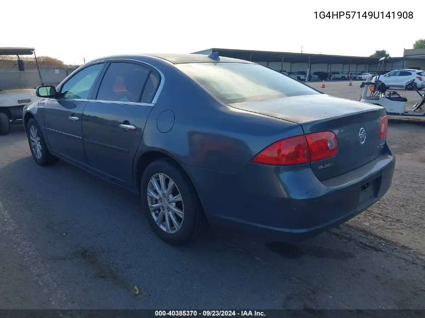 2009 Buick Lucerne Cx VIN: 1G4HP57149U141908 Lot: 40385370