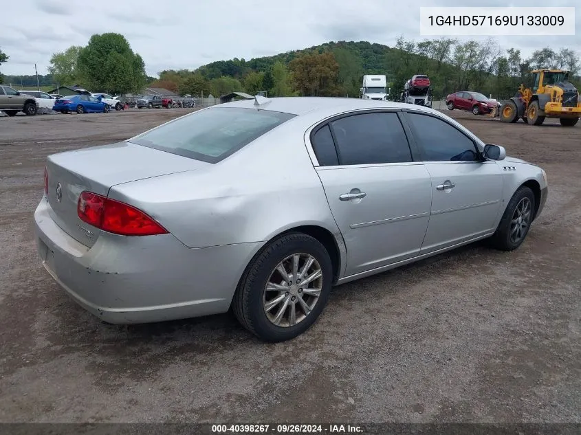 2009 Buick Lucerne Cxl VIN: 1G4HD57169U133009 Lot: 40398267