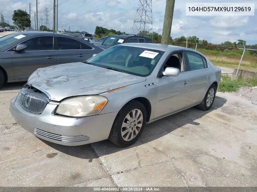 2009 Buick Lucerne Cxl VIN: 1G4HD57MX9U129619 Lot: 40450802