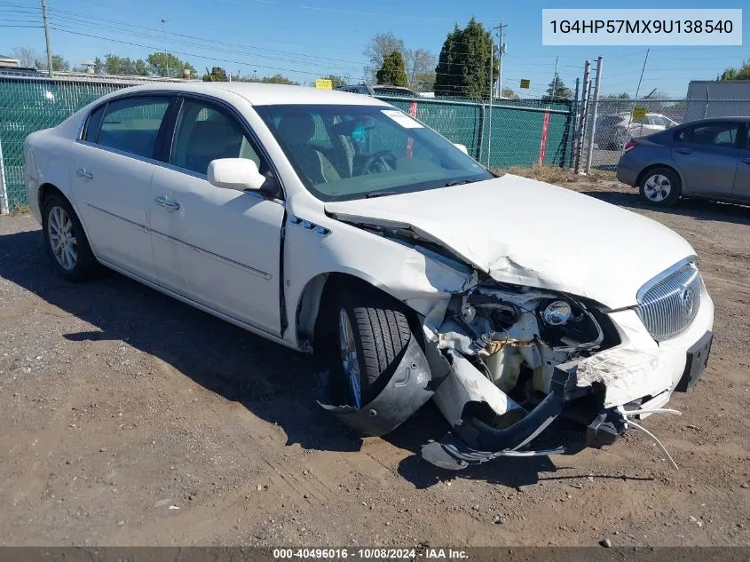 2009 Buick Lucerne Cx VIN: 1G4HP57MX9U138540 Lot: 40496016