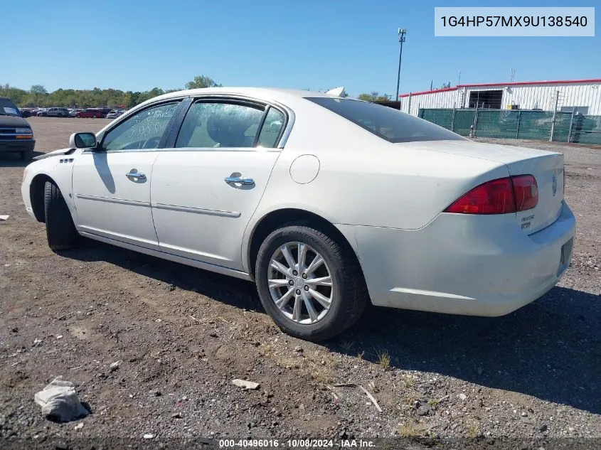 2009 Buick Lucerne Cx VIN: 1G4HP57MX9U138540 Lot: 40496016