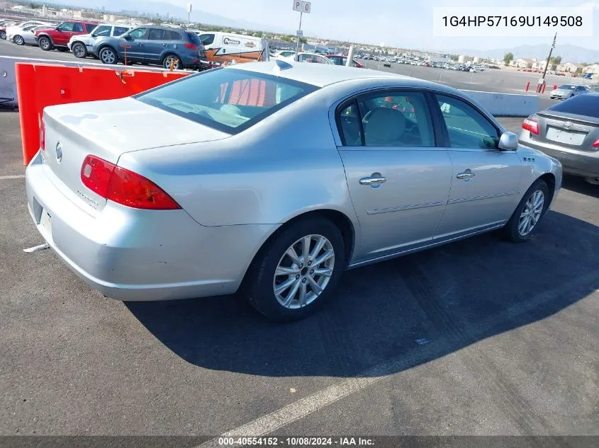 2009 Buick Lucerne Cx VIN: 1G4HP57169U149508 Lot: 40554152