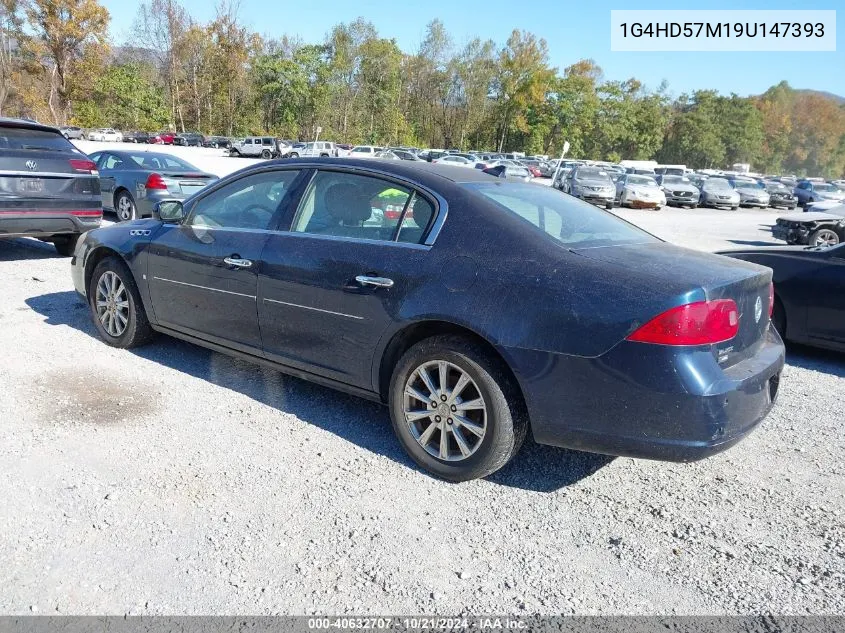 2009 Buick Lucerne Cxl VIN: 1G4HD57M19U147393 Lot: 40632707