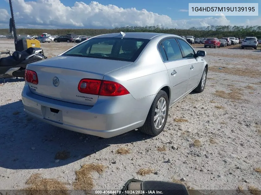 2009 Buick Lucerne Cxl VIN: 1G4HD57M19U139195 Lot: 40684678