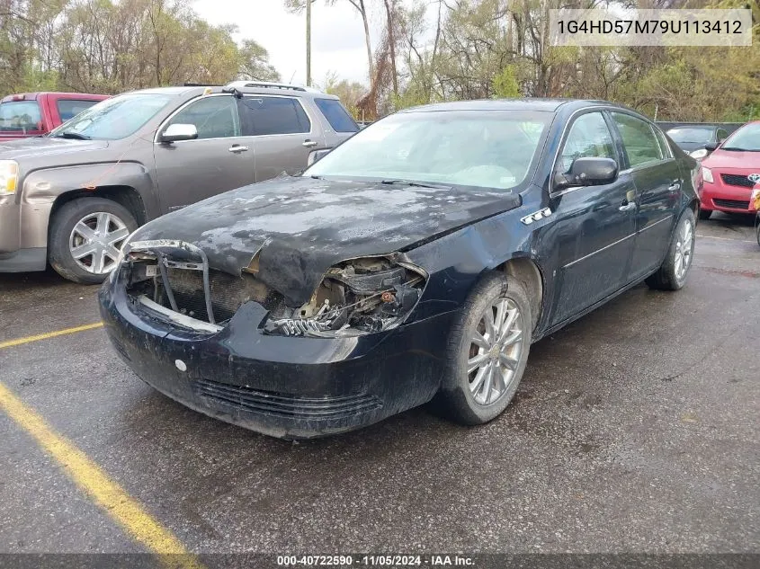 2009 Buick Lucerne Cxl VIN: 1G4HD57M79U113412 Lot: 40722590