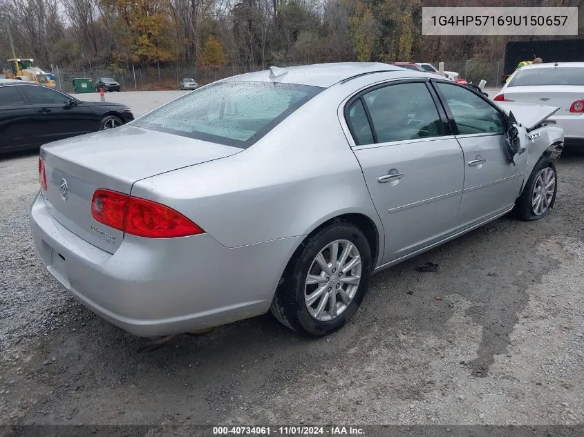 2009 Buick Lucerne Cx VIN: 1G4HP57169U150657 Lot: 40734061