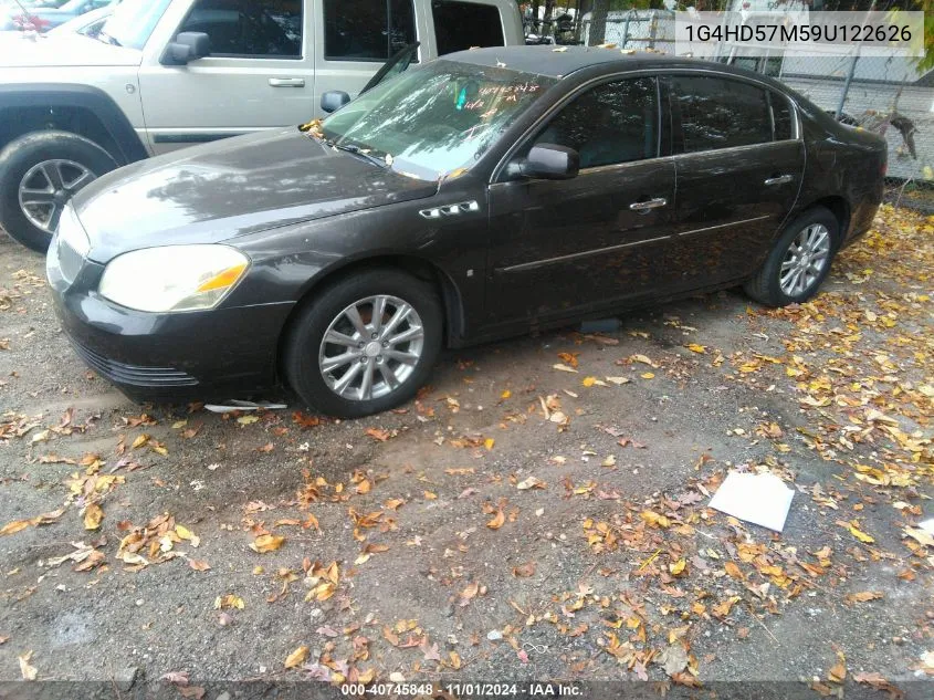 2009 Buick Lucerne Cxl VIN: 1G4HD57M59U122626 Lot: 40745848