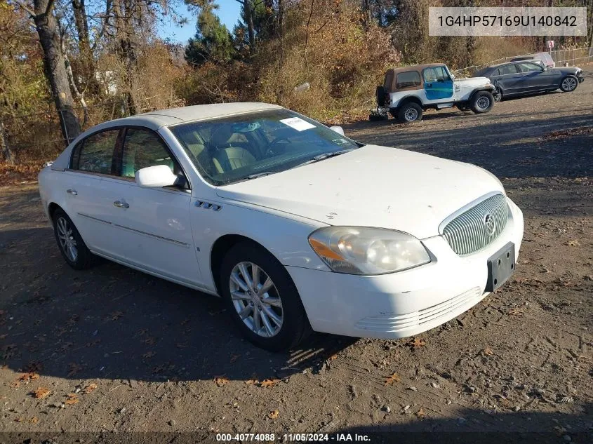 2009 Buick Lucerne Cx VIN: 1G4HP57169U140842 Lot: 40774088