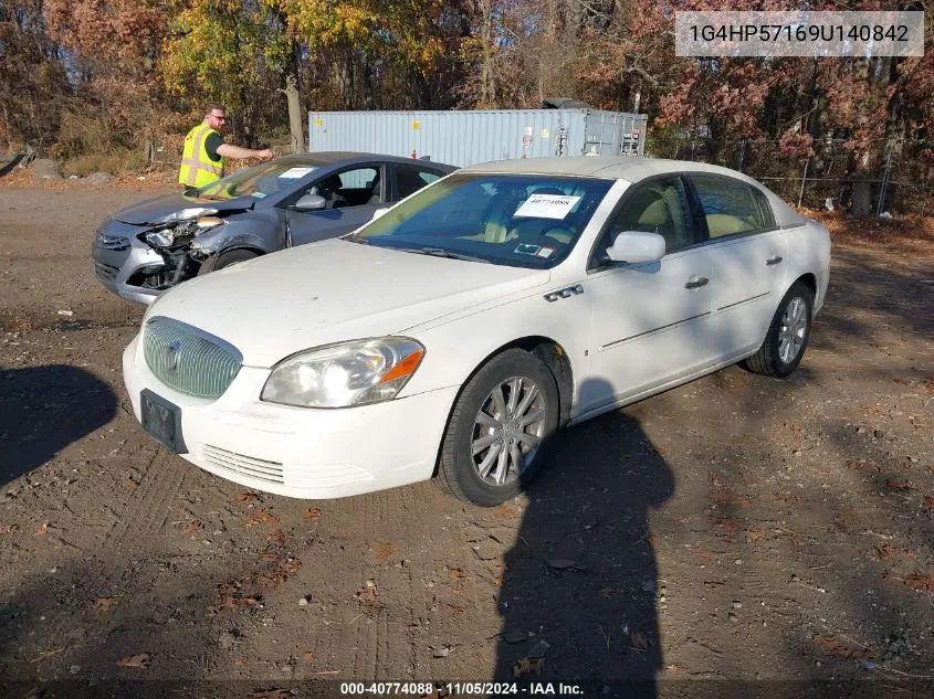 2009 Buick Lucerne Cx VIN: 1G4HP57169U140842 Lot: 40774088